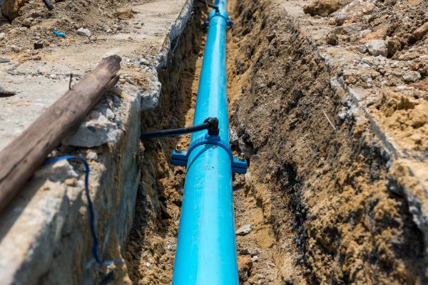 Water Main Installation in Columbia