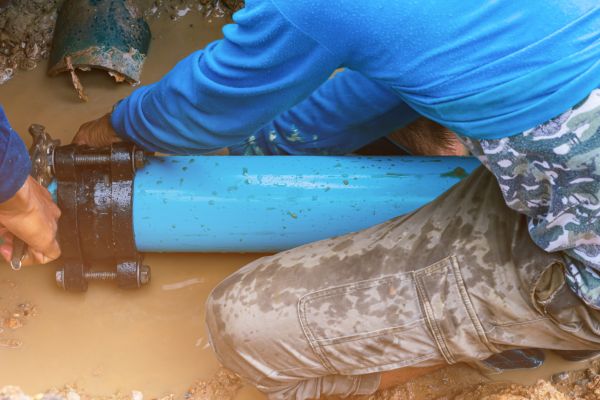Underground Water Line Repair in Columbia